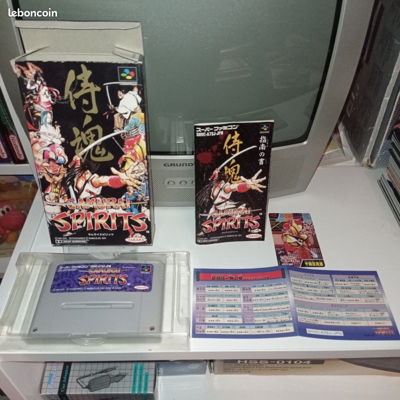 Trader Games - SAMURAI SPIRITS SUPER FAMICOM (SFC) NTSC-JAPAN (COMPLETE