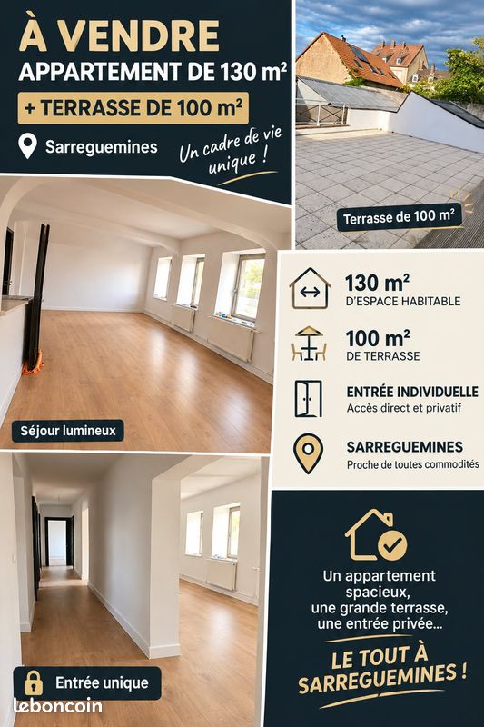 Appartement 5 pièces 130 m² · à Sarreguemines · 130 m² · 239 000 €