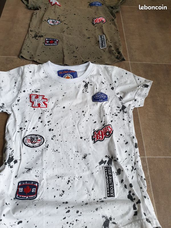 Lot de 2 T -shirts manches courtes marque (image 1)