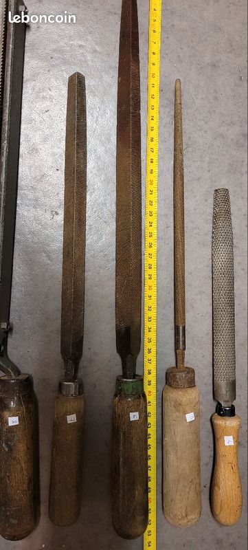 Vieilles limes diverses pour métaux, bois, etc (image 3)