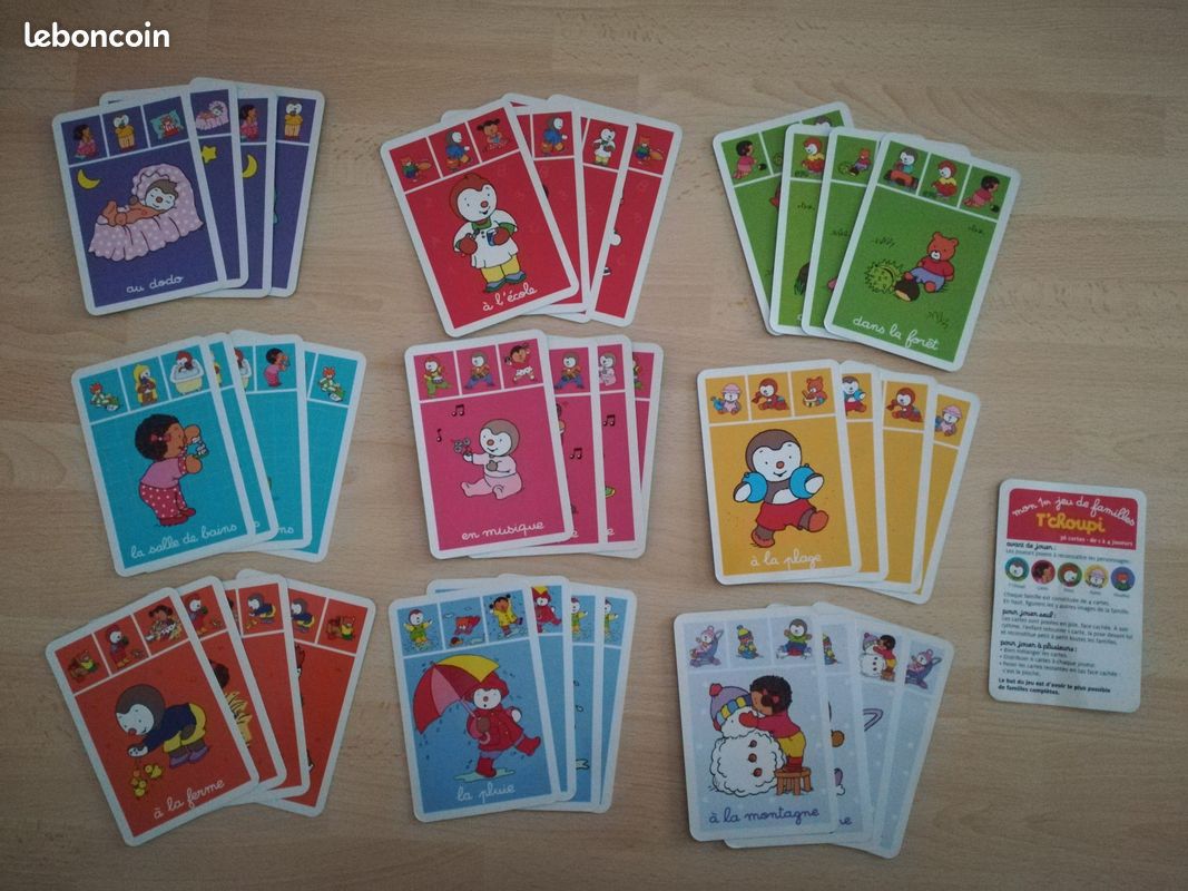 Jeu des 7 familles T'choupi (image 3)