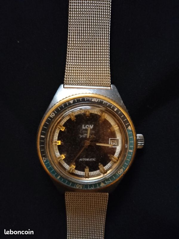 Montre Lov Automatique Acier - Imposante, Occasion, Pour Homme