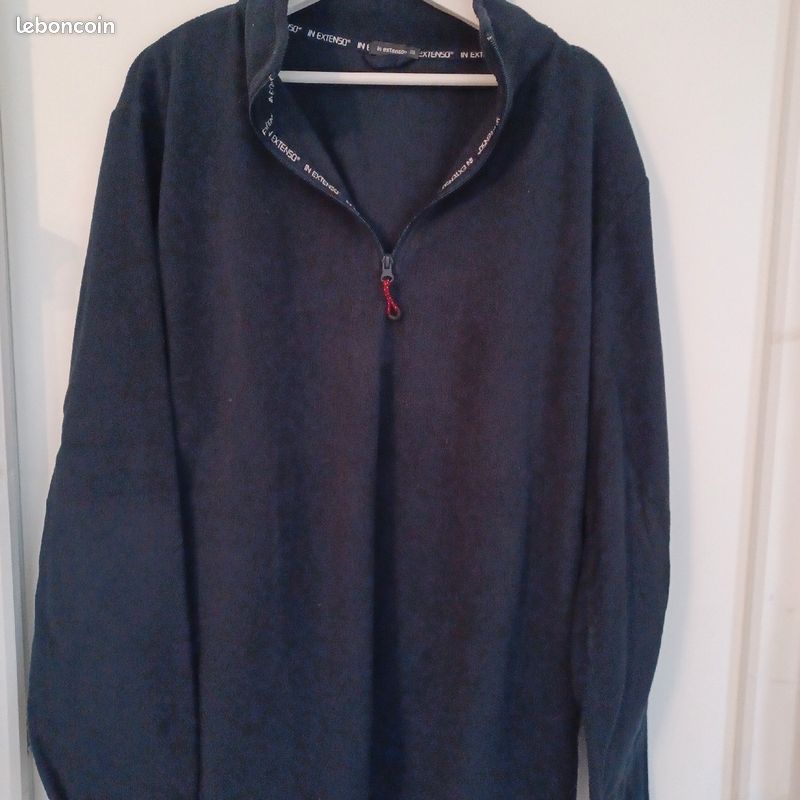 Polaire homme bleu marine (image 1)