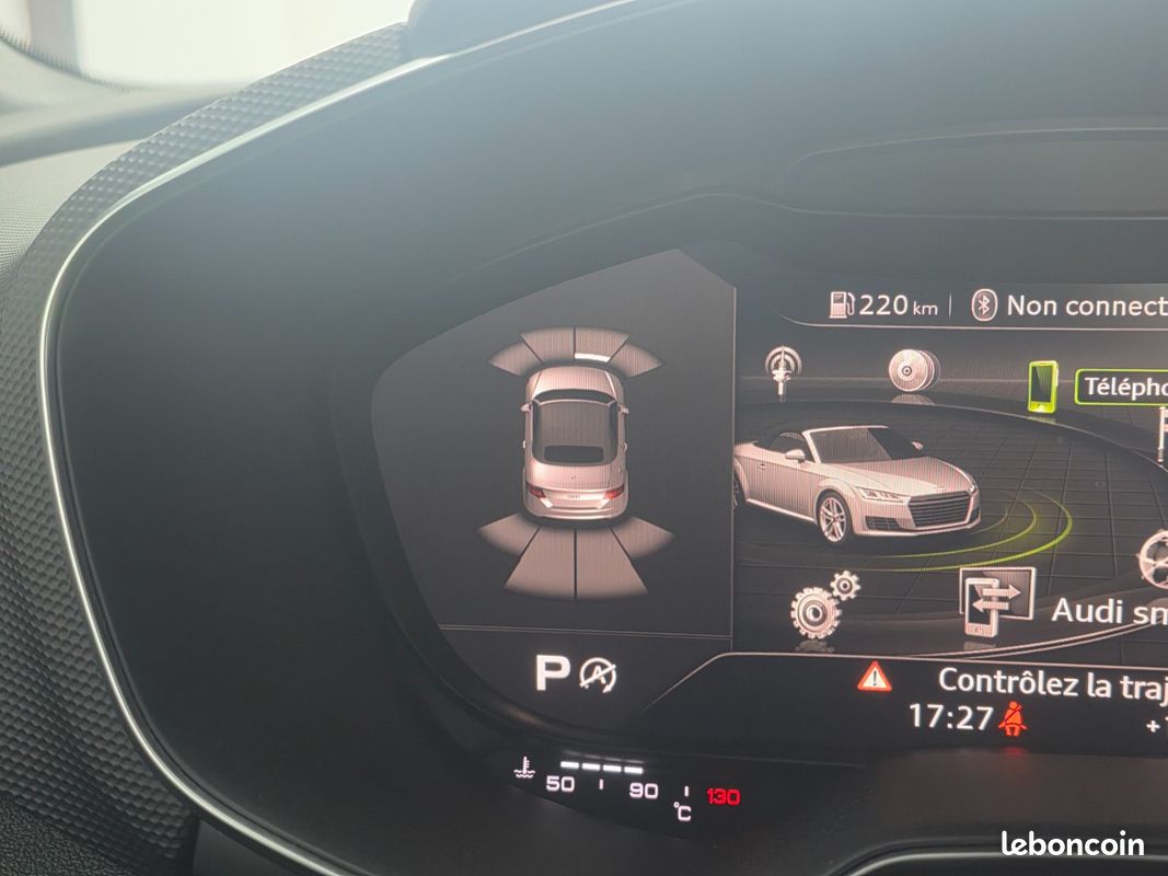 Audi TTS 2.0TFSI 310CH CABRIOLET / radar av et ar / carplay & android auto / Virtual cockpit / système audio Bang & Olufsen 3D (image 23)