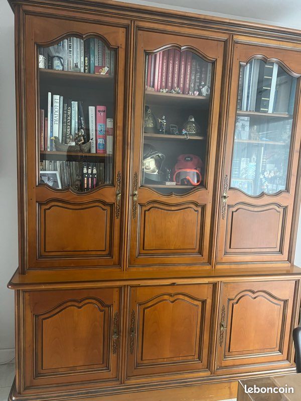 Bibliothèque en merisier (image 1)