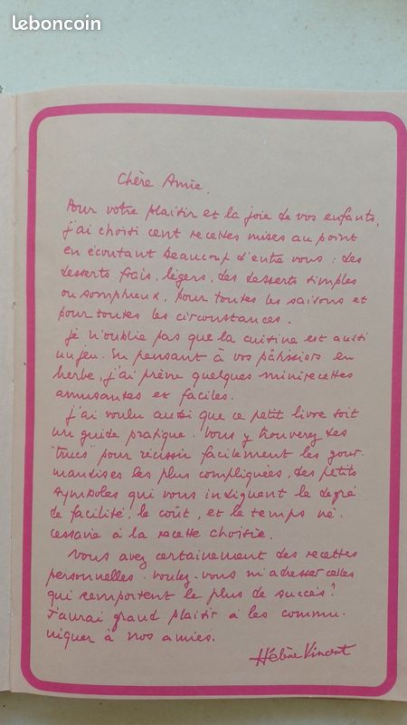 Livre recettes Desserts (image 2)