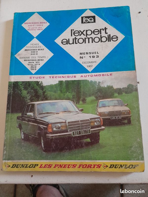 MERCEDES BENZ 200 240 D - REVUE AUTOMOBILE L' EXPERT n° 193 (image 1)