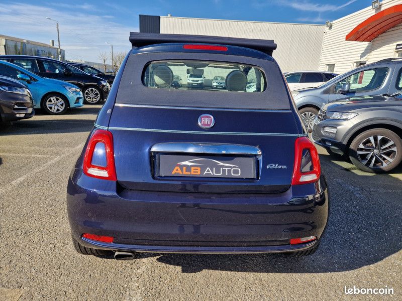 Fiat 500C 0.9 8V TWINAIR 105CH S&S RIVA (VOLANT BOIS) (image 5)