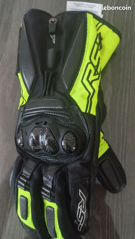 Gants RST Paragon V Waterproof S/8 cuir/textile mi-saison (image 3)