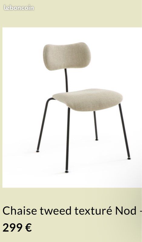 Chaise tweed AMPM (image 4)