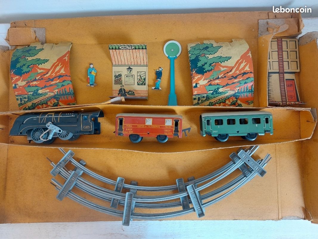 JEP COFFRET TRAIN Mecanique Loco Type 120 D'origine. Échelle S. EUR 60,00 - FR