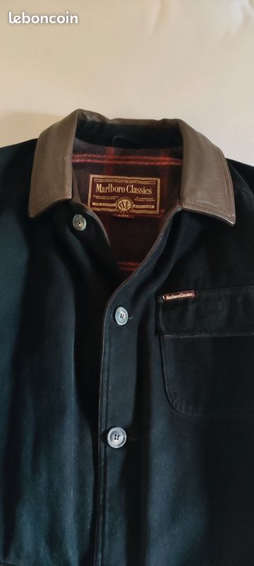 Veste noire Malboro Classics (image 1)
