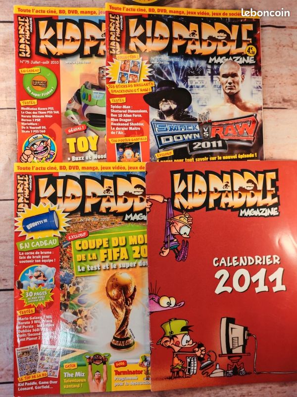 Lot de 4 revues, BD Kid Paddle (image 1)