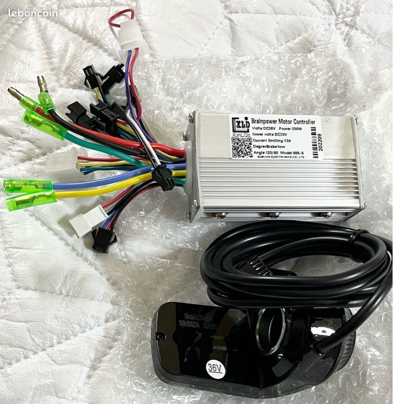 Kit Contrôleur Sans Balais 24V-48V 250W/350W Pour Vélo électrique Avec écran, PAS, Freins, Accélérateur