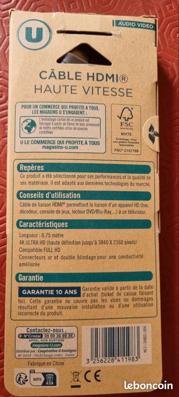 Câble HDMI haute vitesse (image 2)