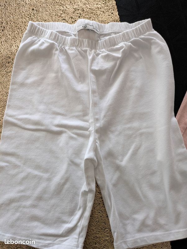 Short De Baseball Coulissant Lnsave Jeune Blanc - Lot De 2 Avec Protection - Taille M