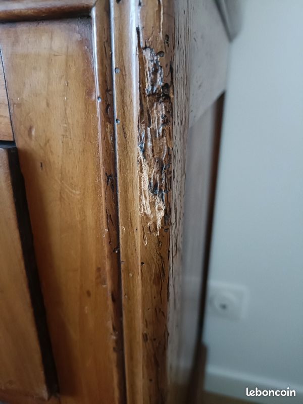 Commode bois vintage (image 7)