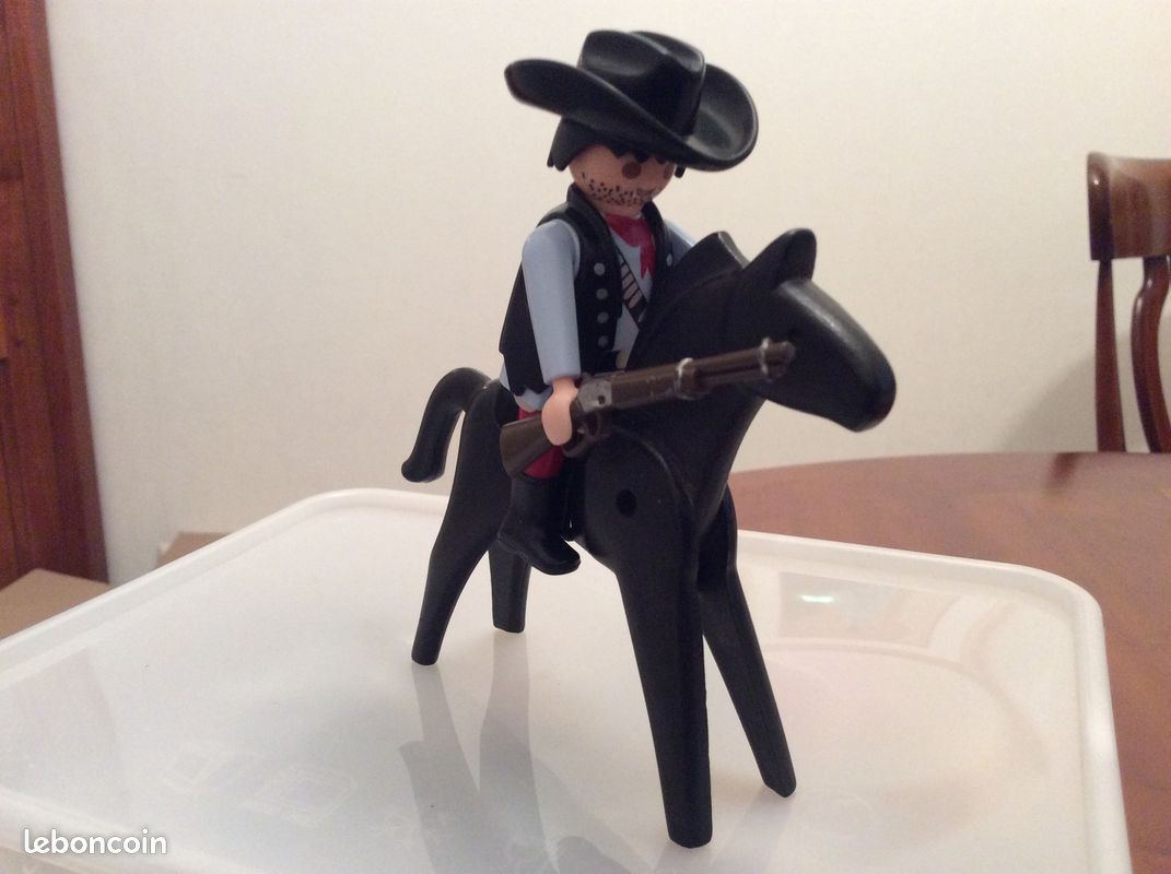 Western cowboy à cheval Playmobil (image 1)