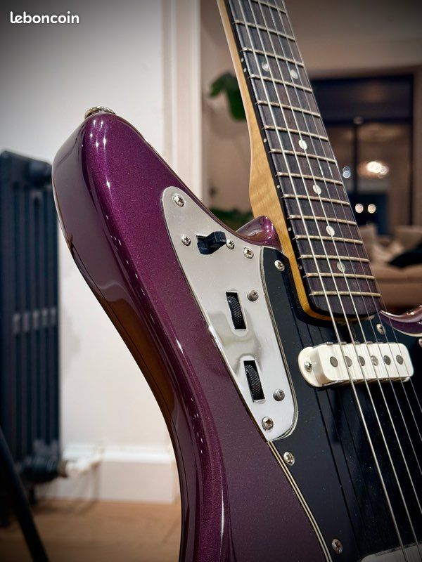 Échange possible - Guitare luthier Yann Mahé - Jaguar 1966 superbe état (image 8)