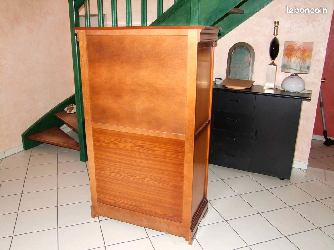 Meuble secrétaire en merisier (image 3)