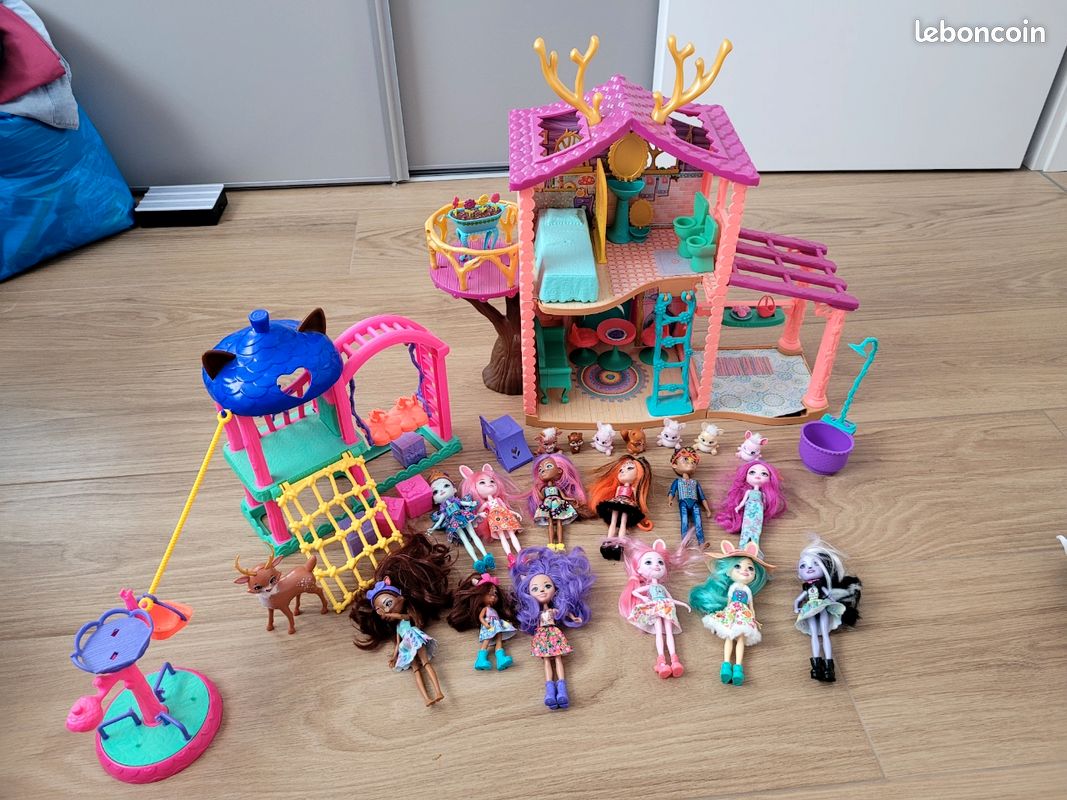 Lot enchantimals maison et poupées - Jeux & Jouets
