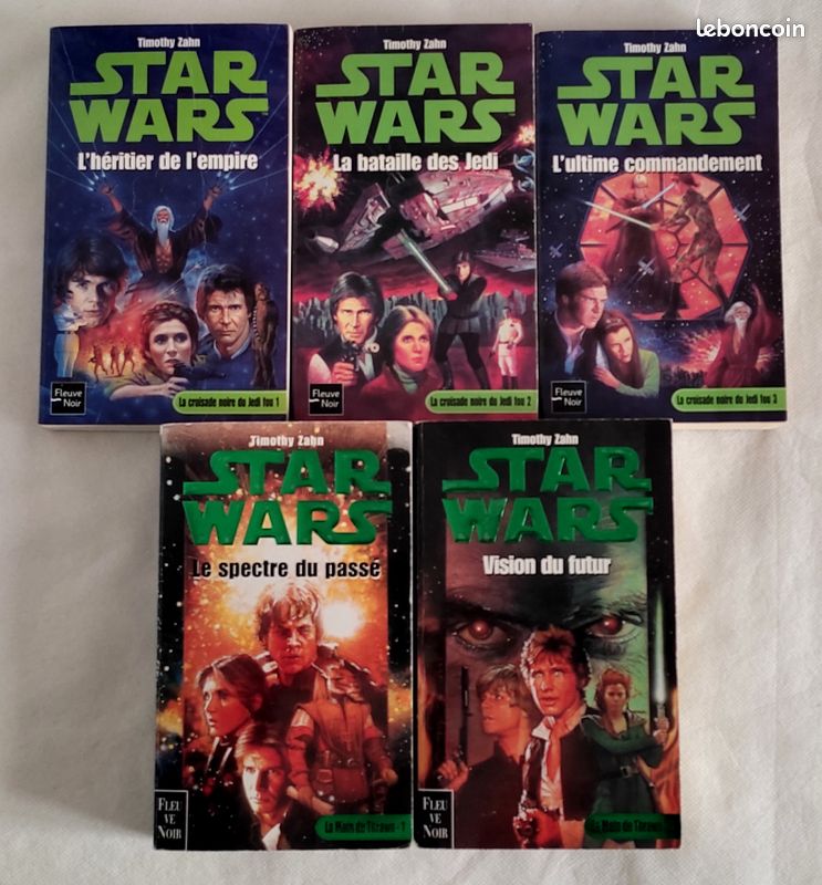Star Wars, La Croisade Noire Du Jedi Fou + La Main De Thrawn Intégrales - Séries Complètes en 5 Tomes - Fleuve Noir (image 1)