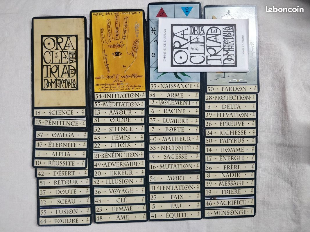 🔮 Oracle de la Triade (Complet 57 cartes) + Livre d'interprétation - Gange Éditions (image 4)