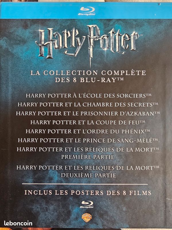 Harry Poter l'intégrale 8 Blu Ray (image 3)
