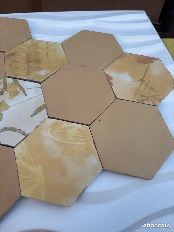 Carrelage hexagonal Carmen Nomade ocre (image 5)