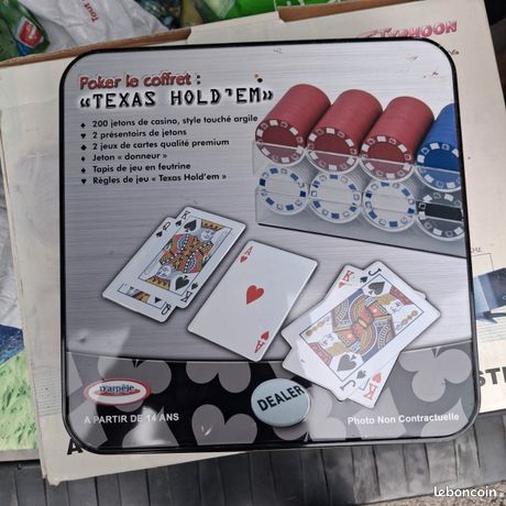 Asudaro 14pcs Jetons de Poker Jetons Texas Hold'em Clay Poker Chip Set,pour Le Poker, Casino et Jeux, pour Jouant Le Jeu pour la fête des Amis de la Famille