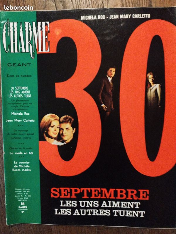 VENDU - Lot de 5 photo romans Charme Géant de 1967 à 1970 (image 6)