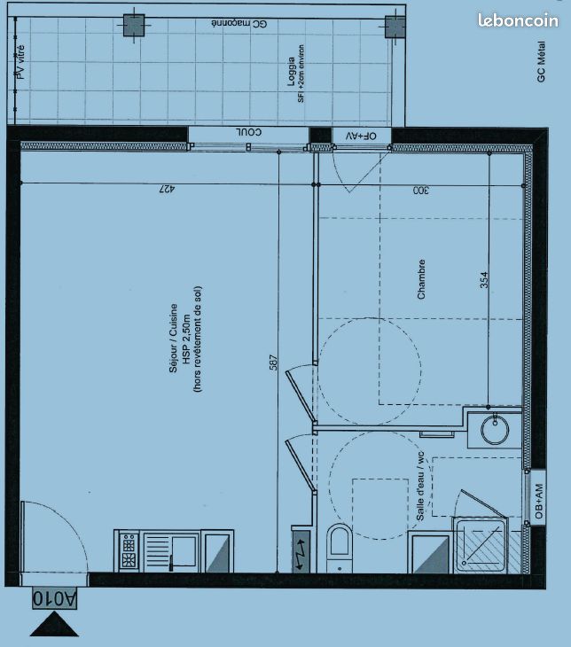 Appartement 2 pièces 42 m² · à Saint-Nazaire · 42 m² · 700 €/mois