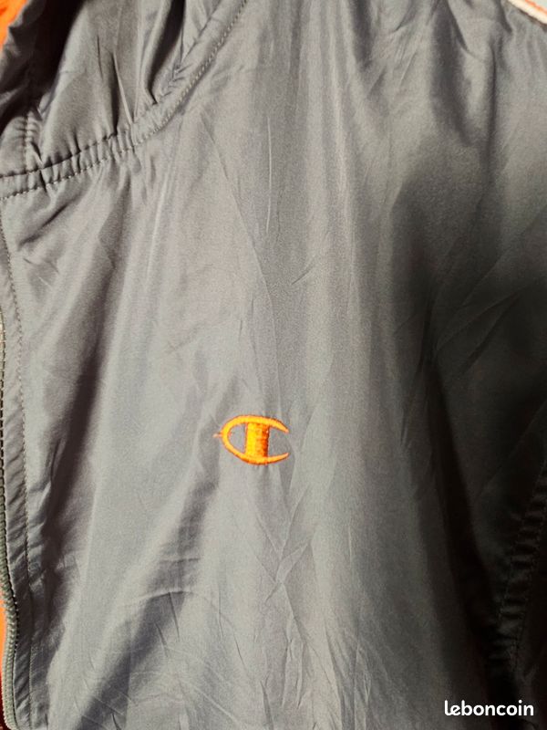 2.1-Veste à capuche réversible vintage Champion L (image 3)