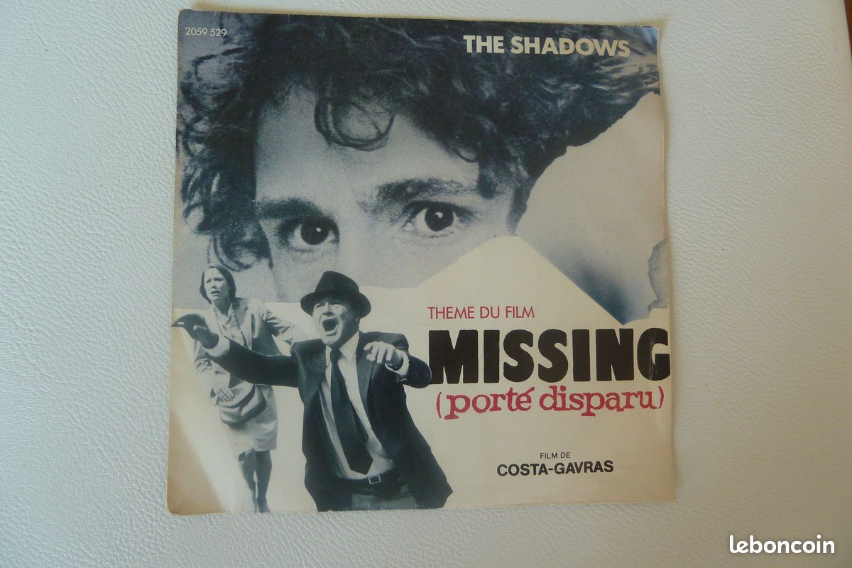 Disque 45 tours "Missing" impeccable C.Gavras 9e (image 1)