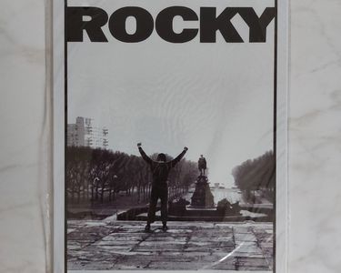 Plaque Métal Vintage Film Rocky, 30x20 Cm, Décoration Murale étain