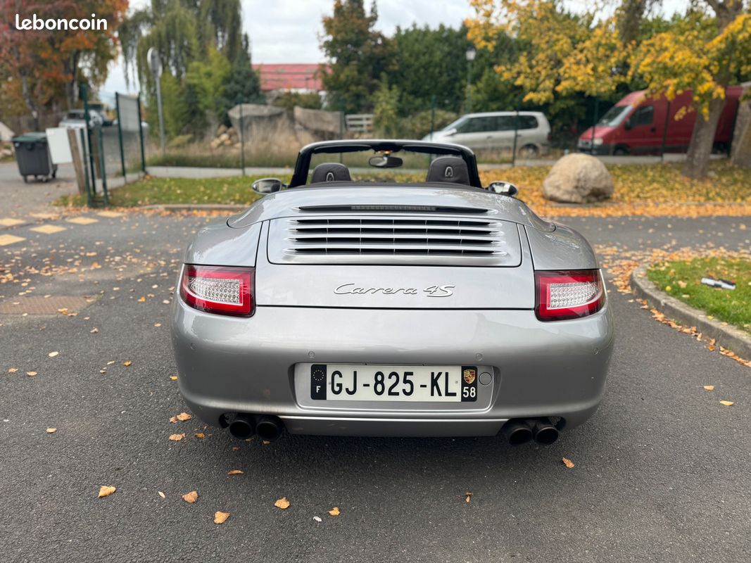Porsche 911 (997) cabriolet 3.8 355 carrera 4s echappement sport reprise possible 990 euros/mois sans apport (image 4)