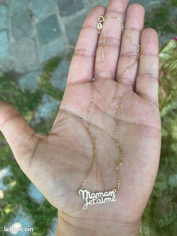 Collier ras de cou 18 carat (image 1)