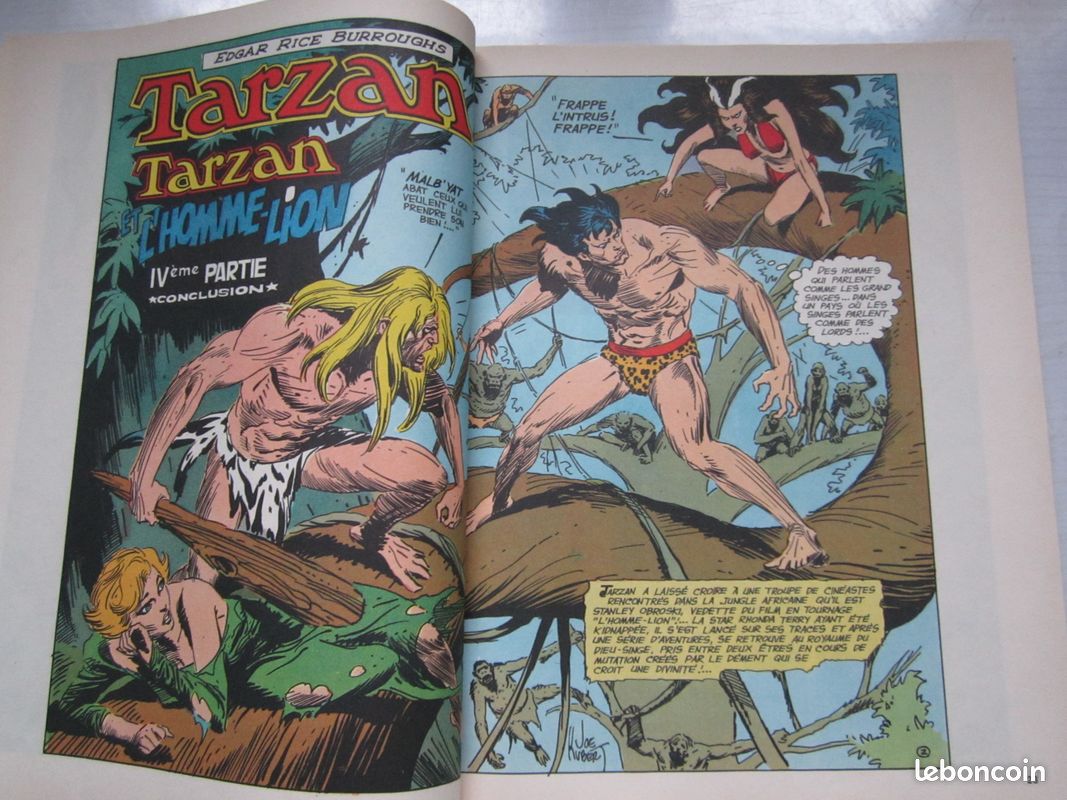 Tarzan Géant N°25 le seigneur de la jungle 1975 bon état voir photos (image 3)