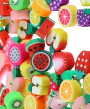 Perles fruits acidulés lot de 30 - neuf et emballé (image 4)
