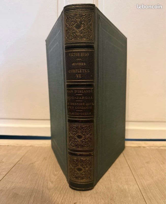 Victor Hugo – Han d’Islande – ill. Par G. Rochegrosse – Œuvres Complètes Tome VI – Reliure ancienne (image 1)