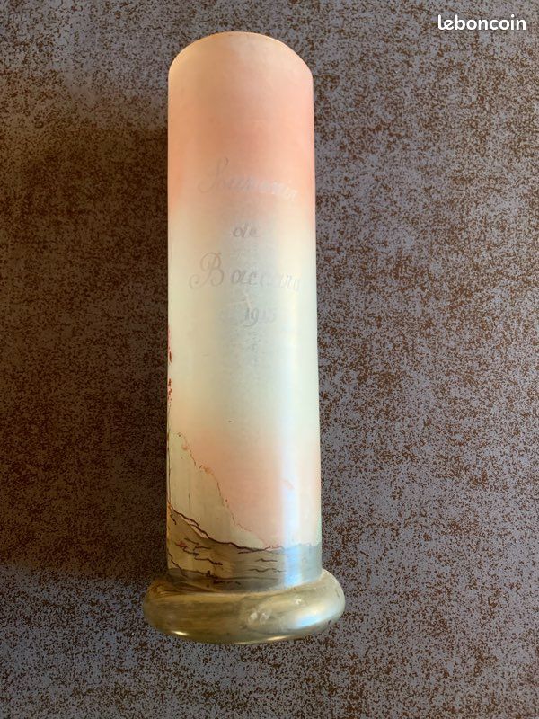 Vase rouleau ancien Baccarat (image 3)