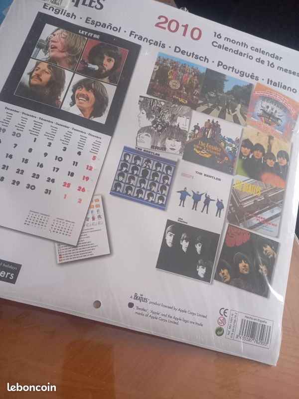 Calendrier Beatles 2010 (image 1)