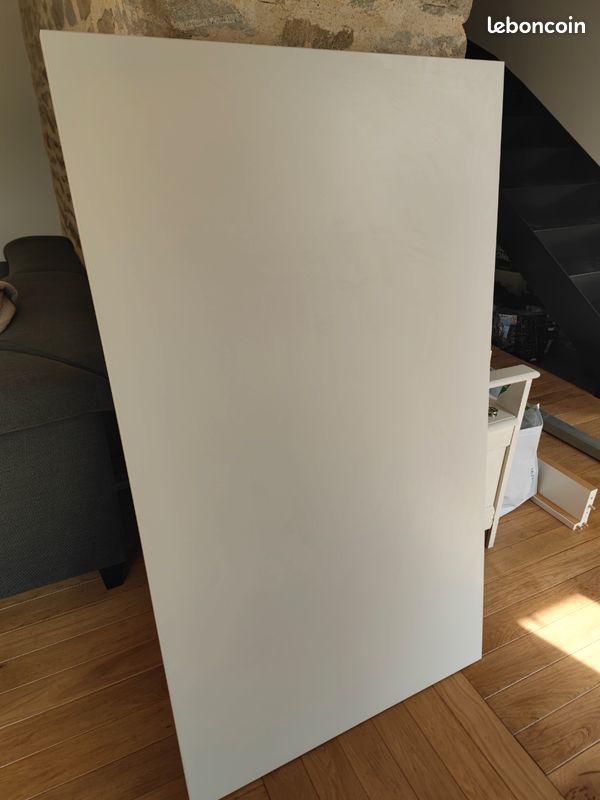 Plateau bureau blanc 140x180 Trotten Ikea (image 1)