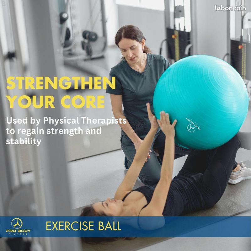 Boule de yoga,Ballon de gymnastique / fitness / grossesse anti Boule de yoga,Ballon de gymnastique / fitness / grossesse anti