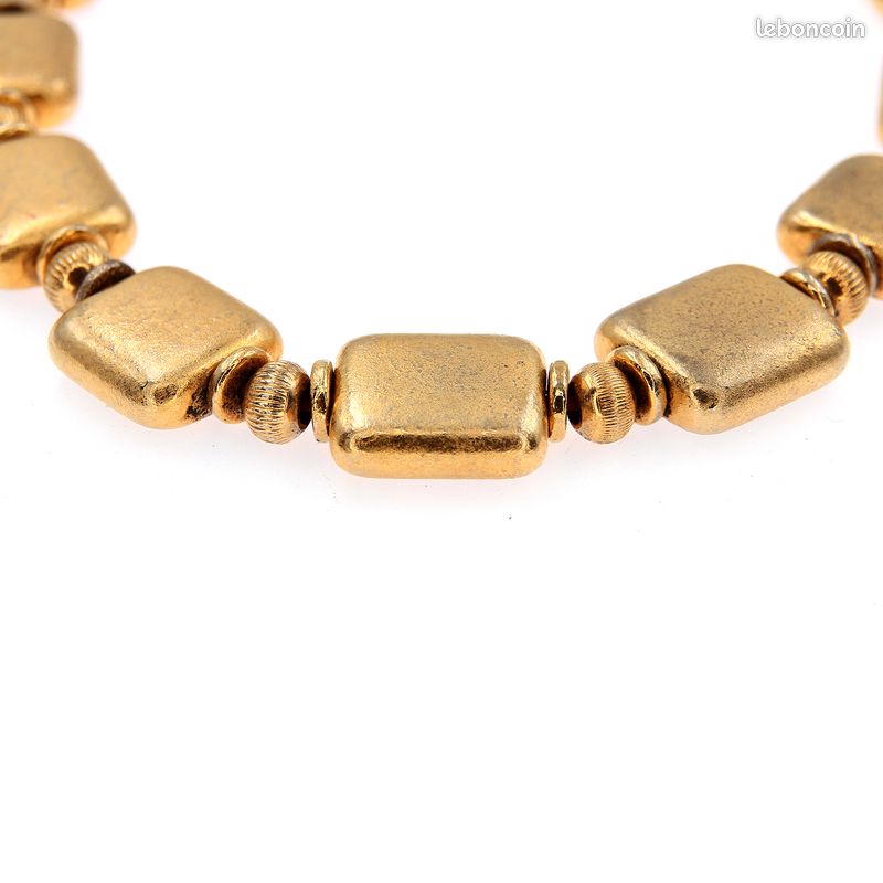 Collier Vintage Madewell Multicouches - Ton Or - Métal Doré - 17 Pouces