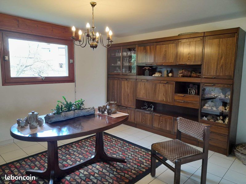 Living, table et chaise de salon en orme (image 1)