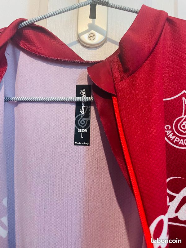 Maillot Cycliste Vintage Campagnolo – Lycra, Fabriqué En Italie
