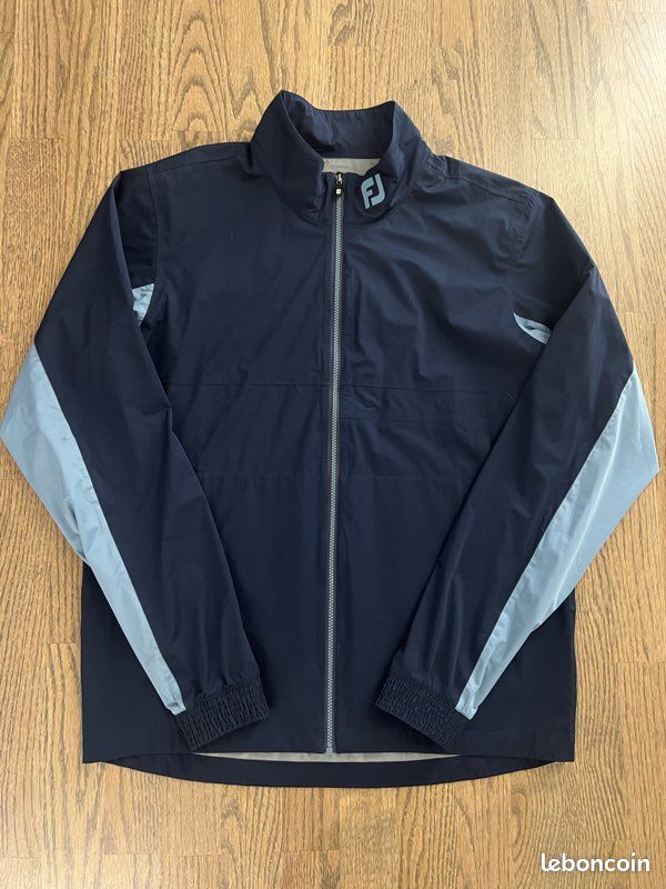 Coupe-vent FootJoy Sport Homme Bleu – Taille M, Léger Et Imperméable (neuf)