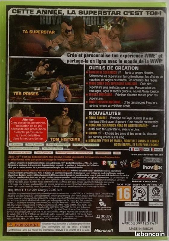 Smack Down vs Raw 2010 (Xbox 360) (image 2)