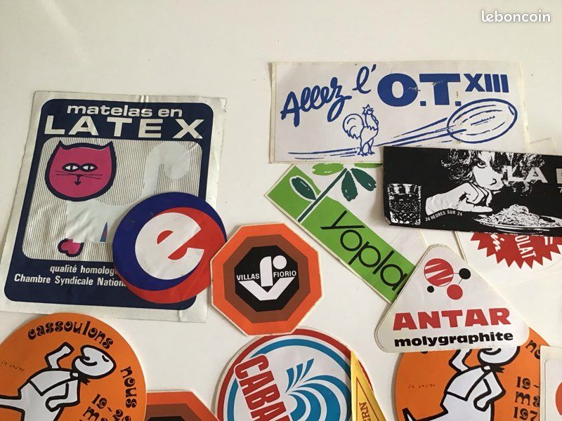 Lot De 126 Feuilles D'Autocollants Vintage – Grattage, Poinçon, Mods Mark 1 (Plus De 50 Pièces)